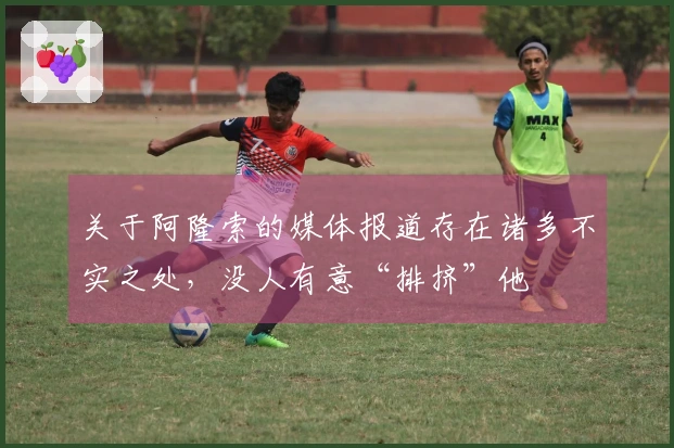 关于阿隆索的媒体报道存在诸多不实之处，没人有意“排挤”他